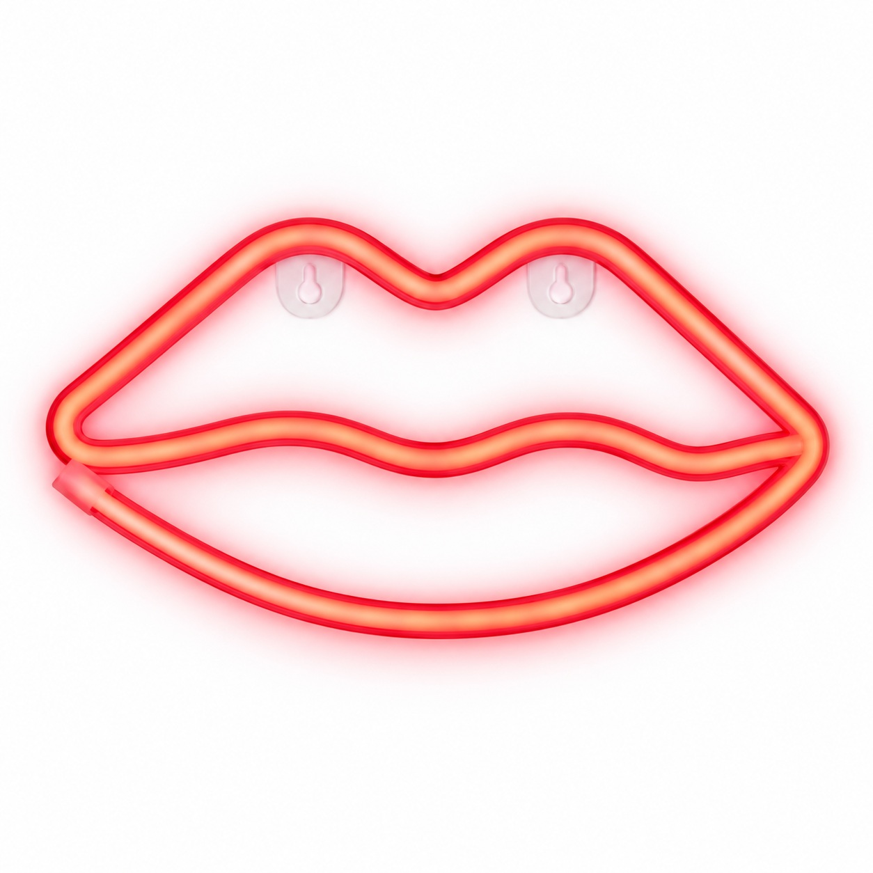 Настенный LED неоновый светильник Губы Arnolux 1.8W красный (ARN-38-WL-Lips-RD)