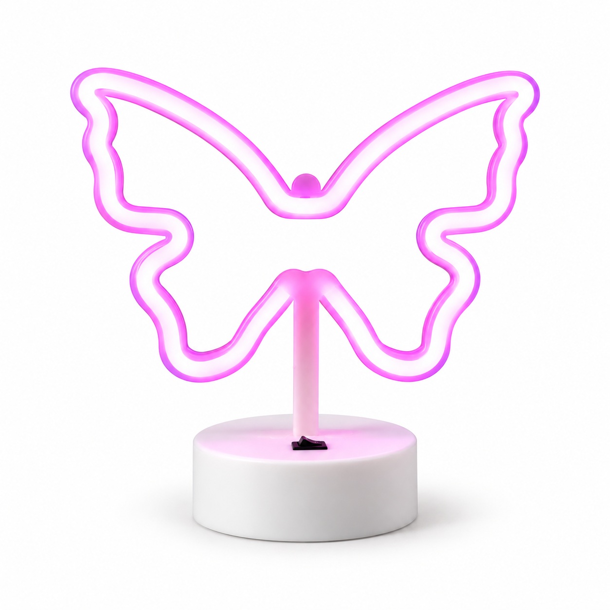 Настольный LED неоновый светильник Бабочка Arnolux 1.7W розовый (ARN-13-TL-Butterfly-PN) · 1