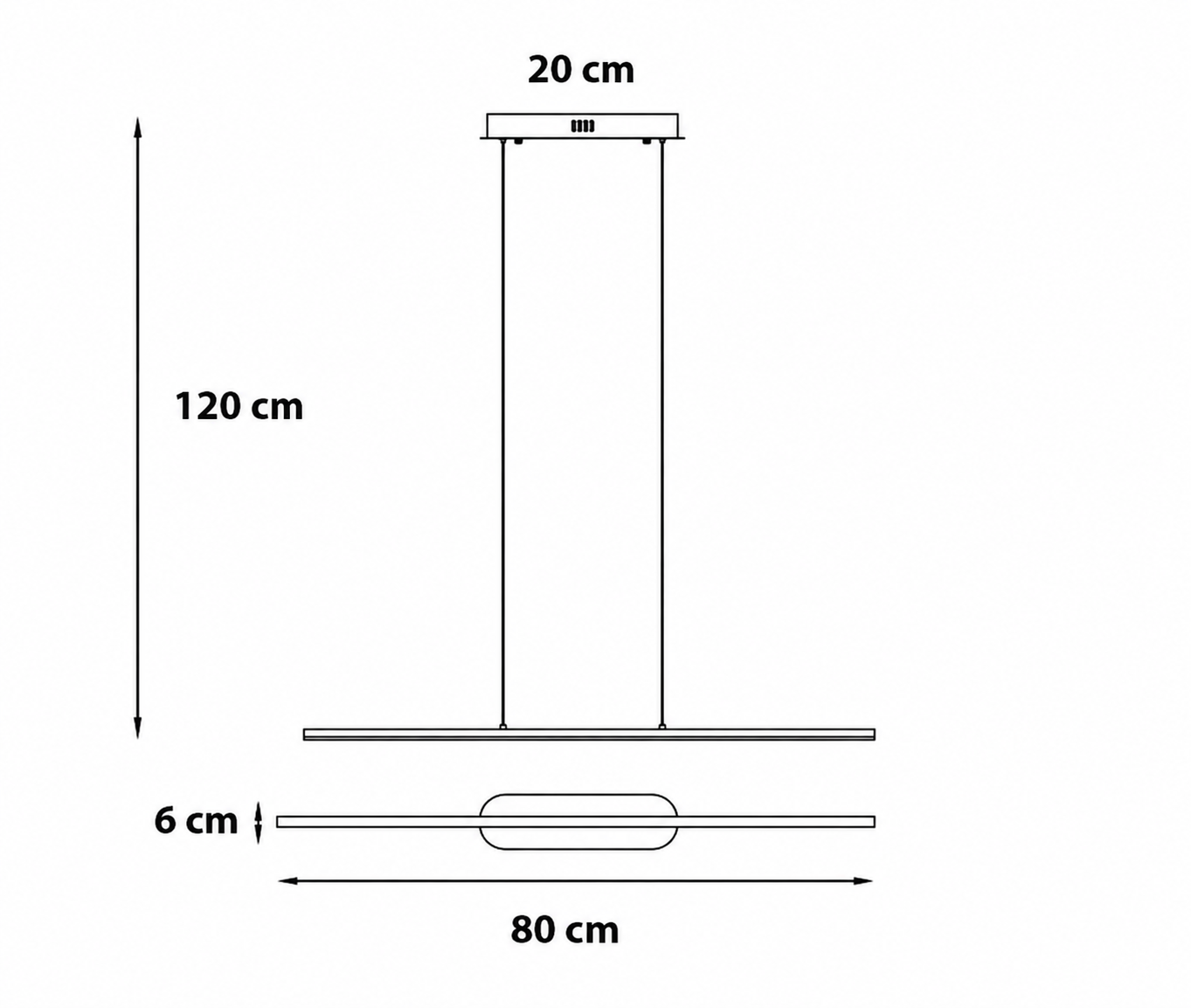 Люстра Berger 7019-PL-16 LED 16 Вт 4000 K, чёрный · 4