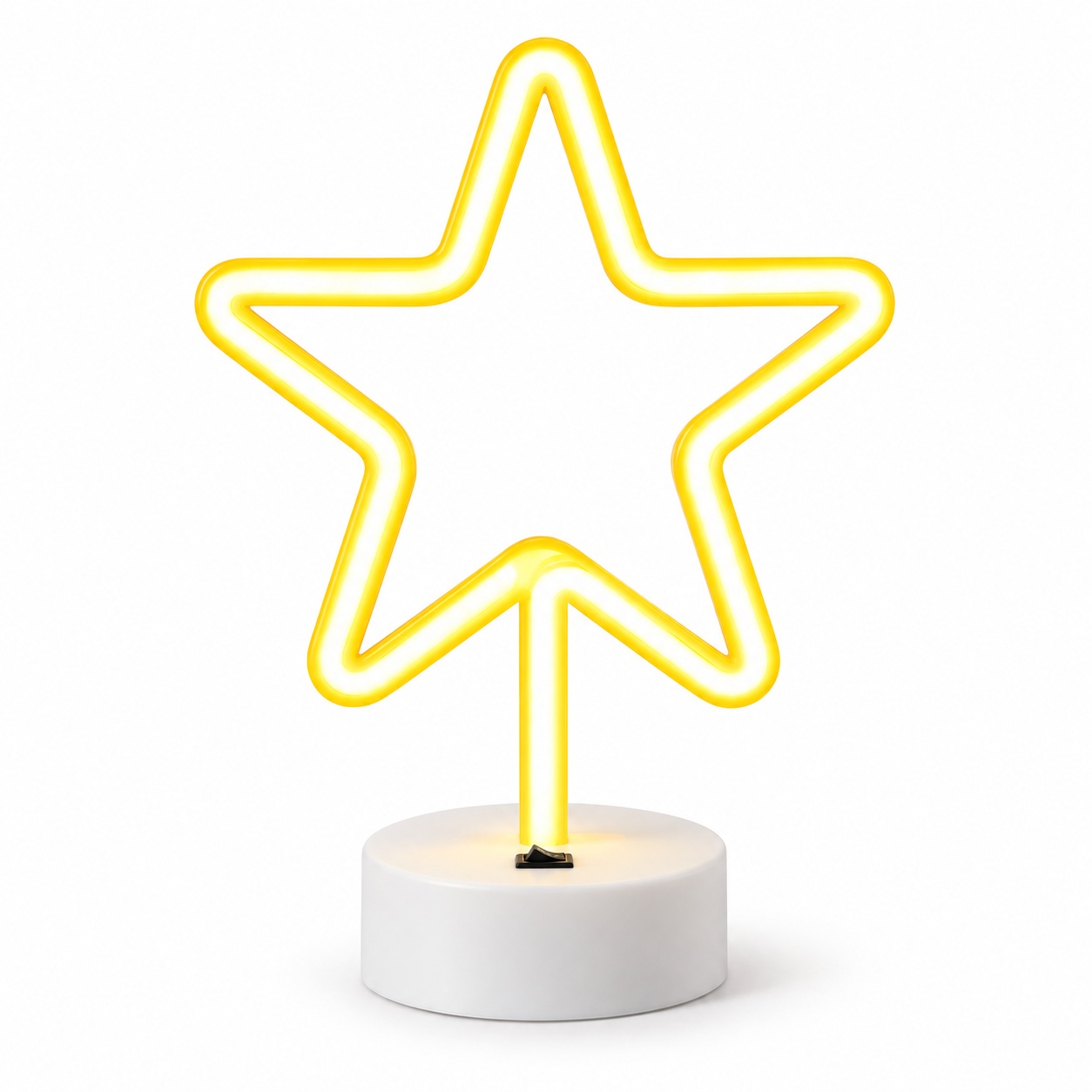 Настольный LED неоновый светильник Звезда Arnolux 1.9W желтый (ARN-04-TL-Star-YL) · 1