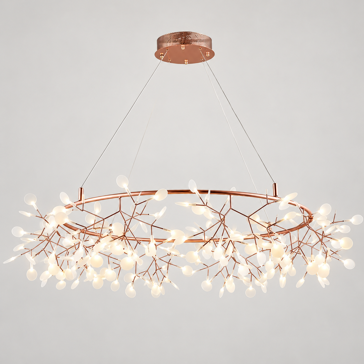 Люстра Berger 7027-PL-17 LED 17 Вт 4000 K, розовое золото · 2