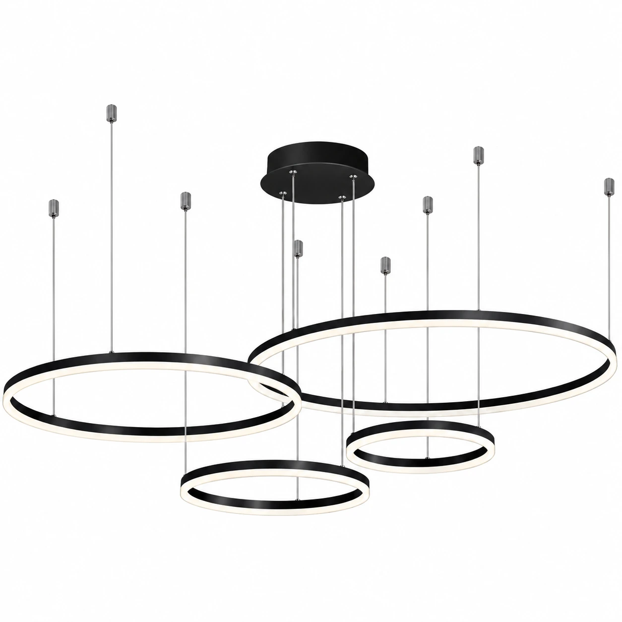 Люстра Berger 7013-PL-82 LED 82 Вт 4000 K, чёрный