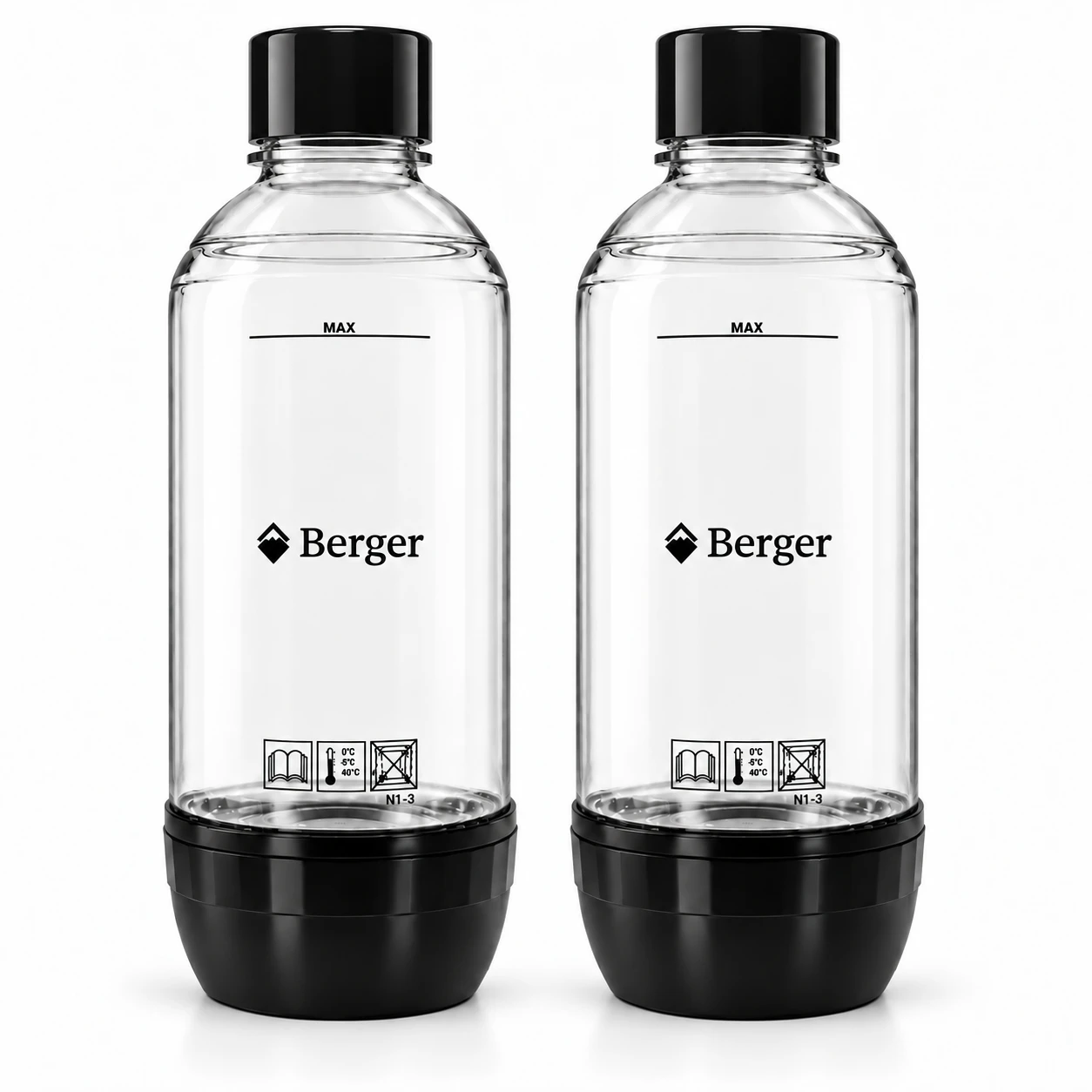 Набор бутылок Berger для сифонов SodaStream и Berger, 2 шт. по 0,5 л · 3