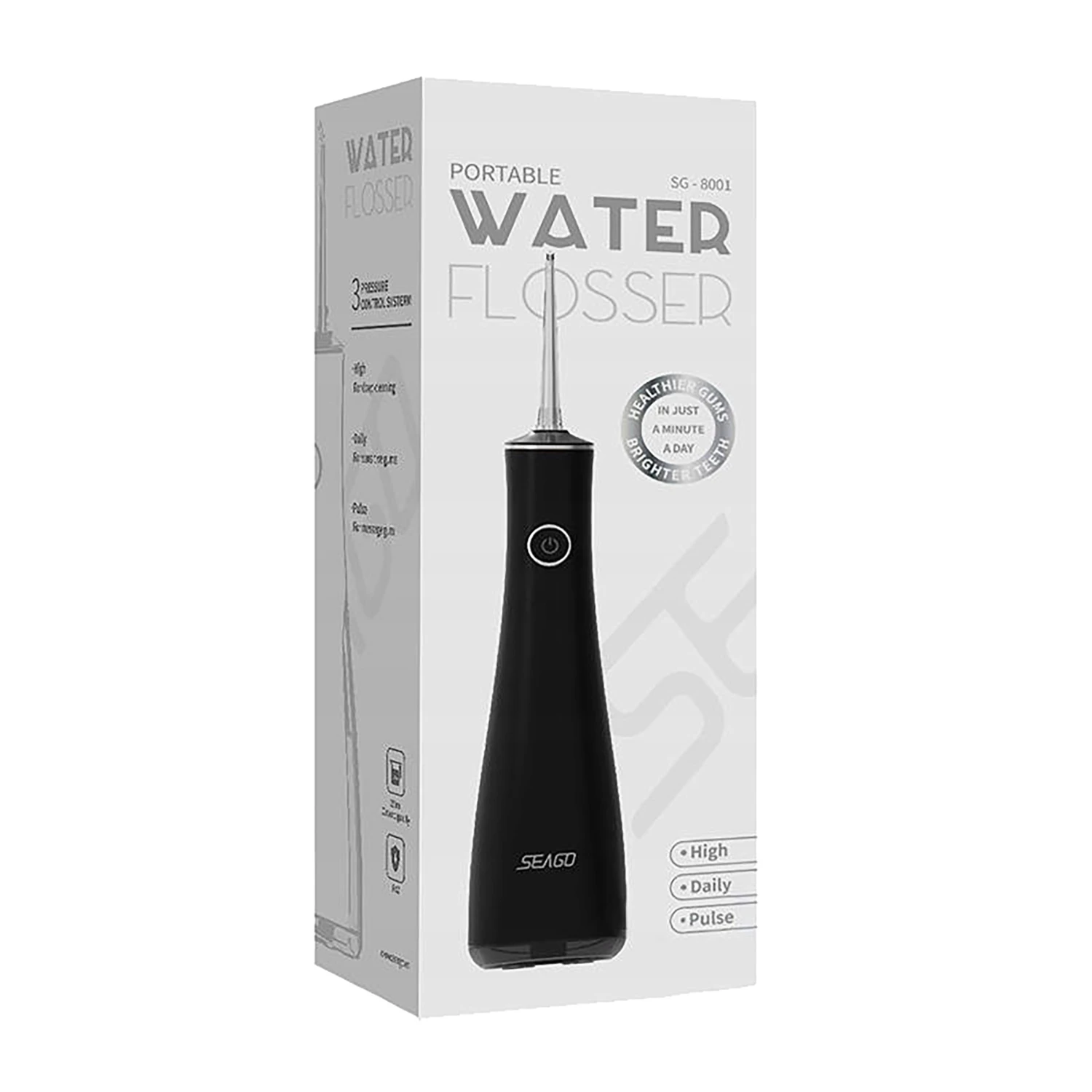 Портативный ирригатор Seago SG-8001 чёрный USB · 6