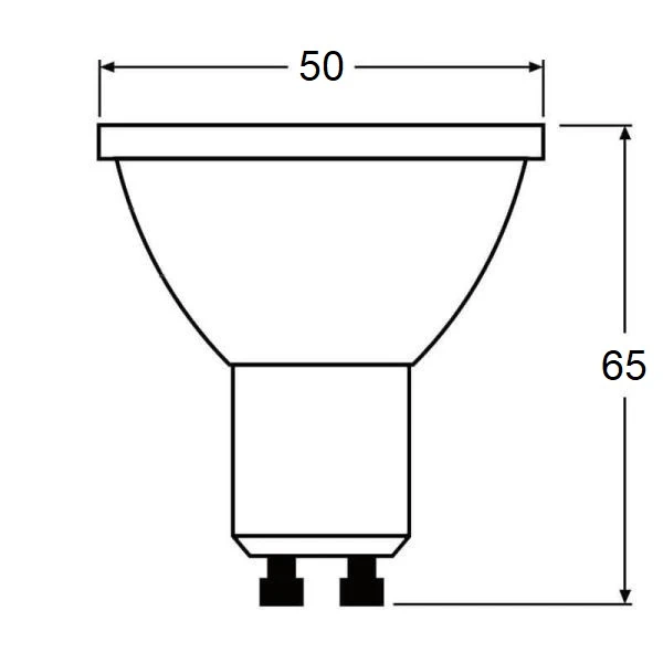 LED-лампа Bergs LB1-GU10-10W 10 Вт 4000 K 4000K · 3