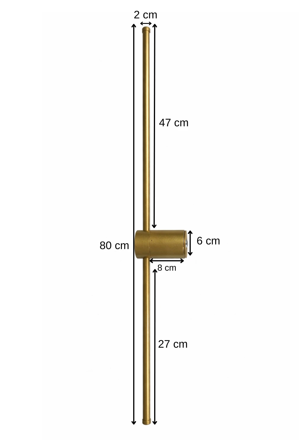 Бра Berger 1037-WL-12 LED 12 Вт 4000 K, золотистый · 7