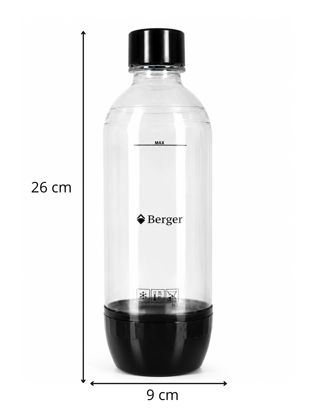 Набор бутылок Berger для сифонов SodaStream и Berger, 2 шт. по 1 л · 2