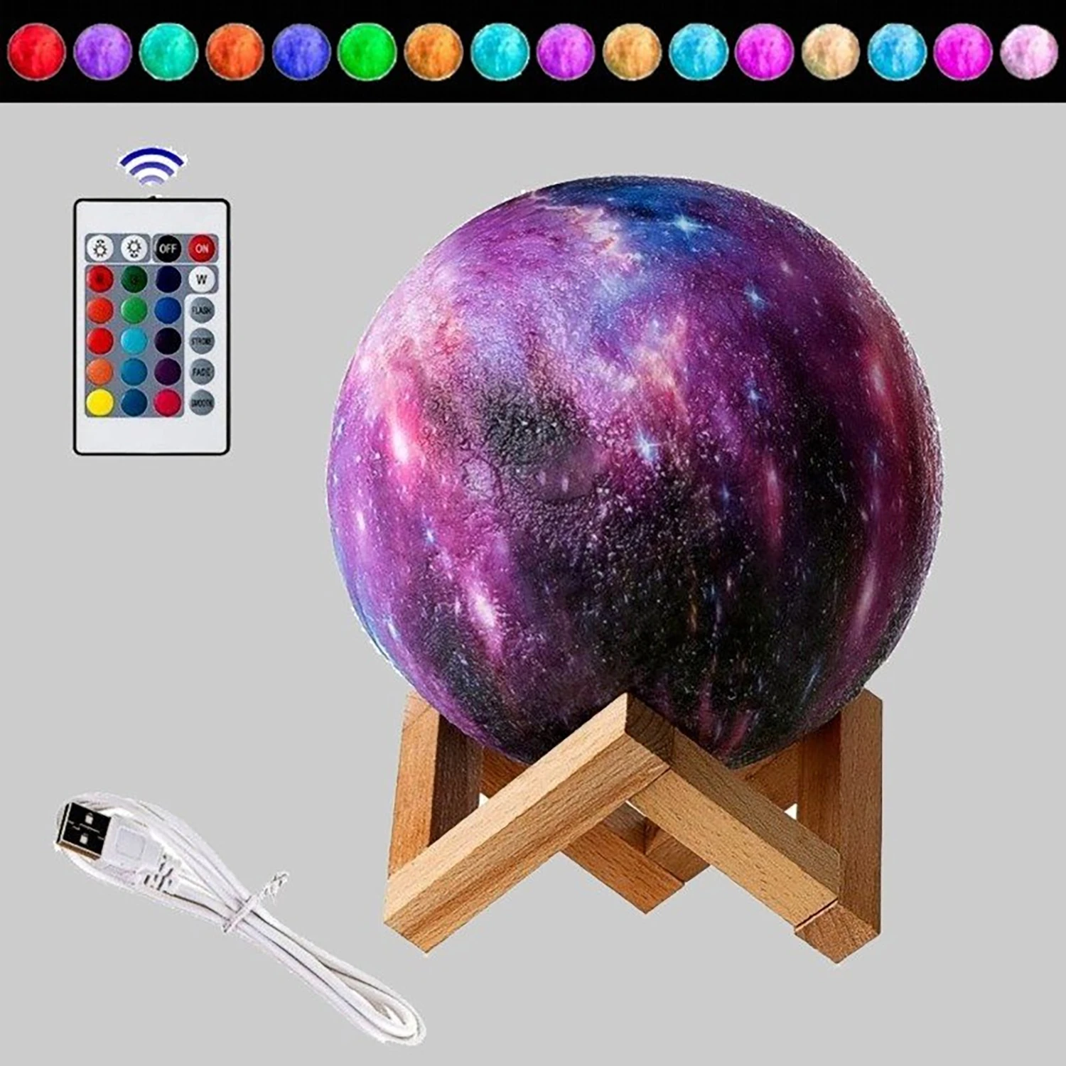 LED-ночник Berger 1039-NL-12 Galaxy RGB, разноцветный · 8