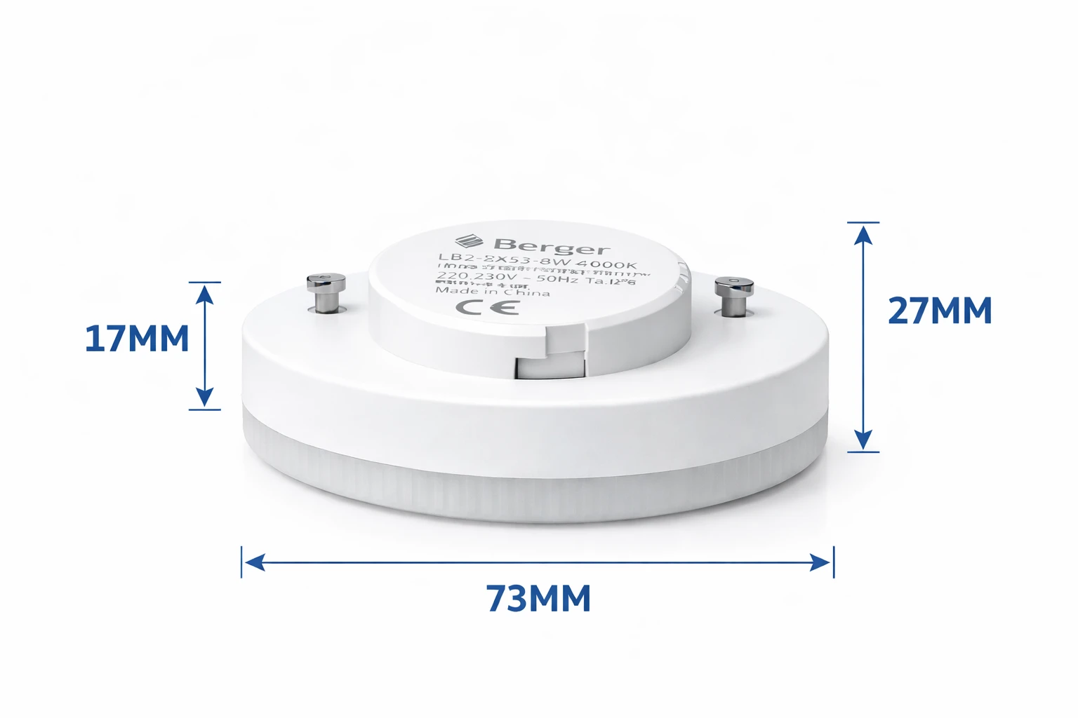 LED-лампа Berger LB2-GX53-8W 8 Вт 4000 K 4000K · 5