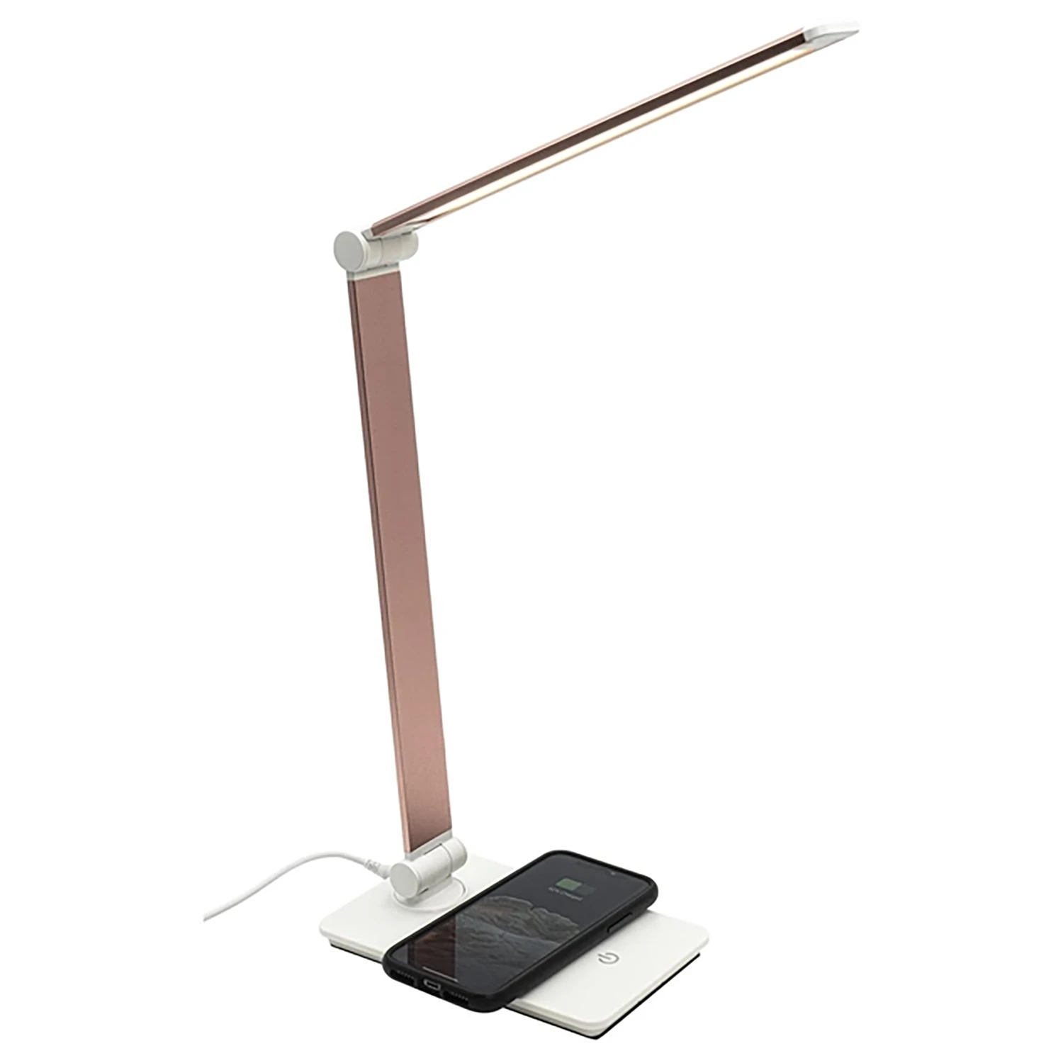 Настольная лампа Berger 1041-TL-11 LED Qi 4000 K, розовое золото · 4