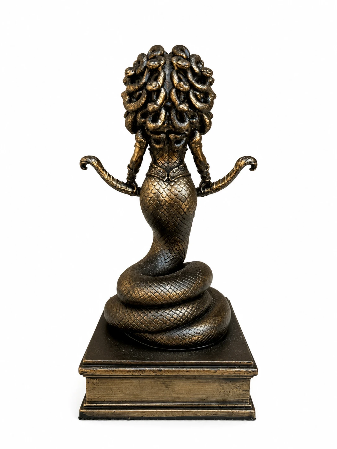 Статуэтка DIKOCE Медуза Горгона 24 см, античная бронза · 8