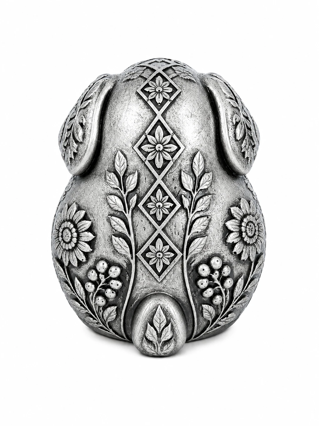 Декоративная фигурка DIKOCE Солнечный пёсик 9 см, античное серебро · 4