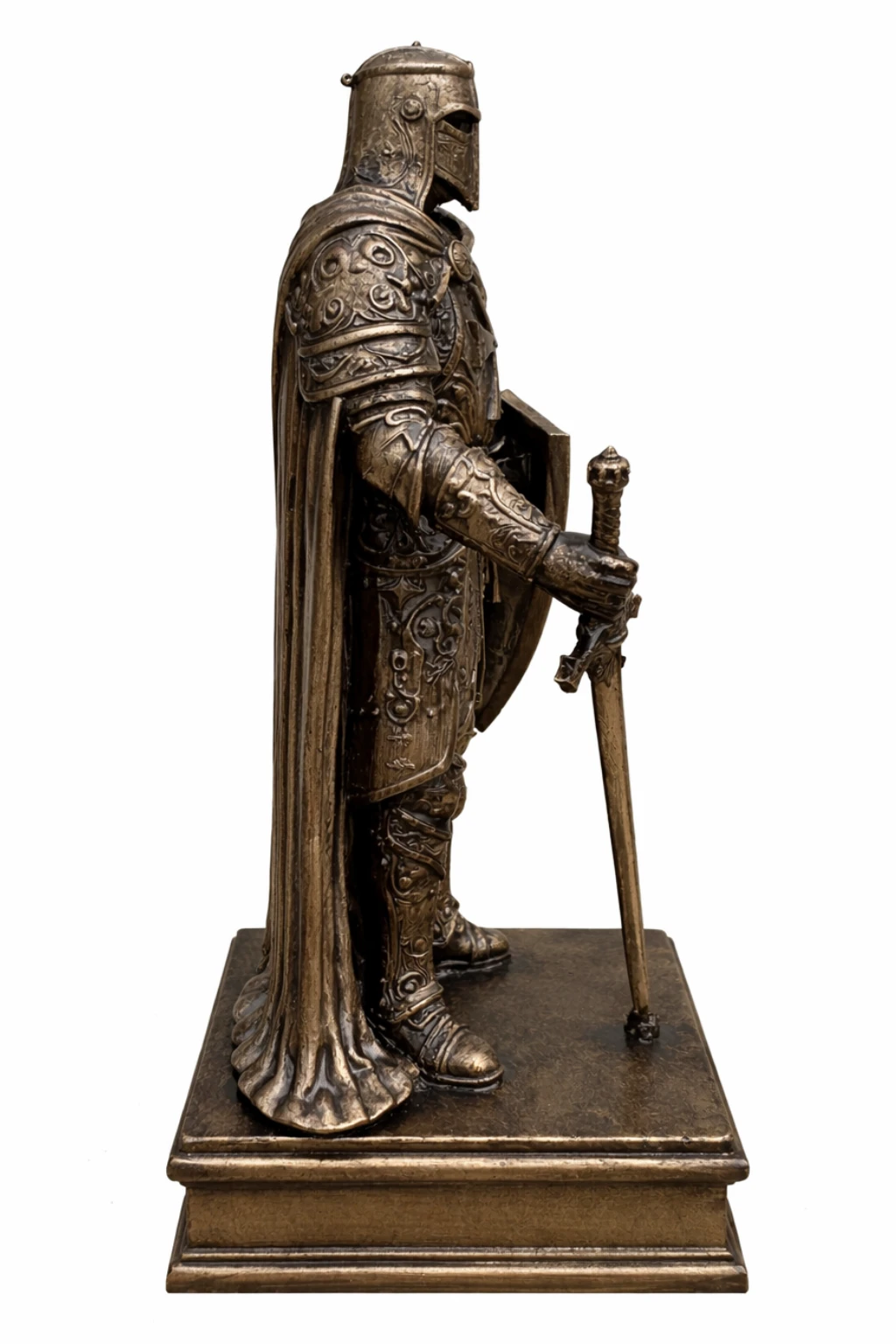 Статуэтка DIKOCE Рыцарь Тамплиер 18 см, античная бронза · 3