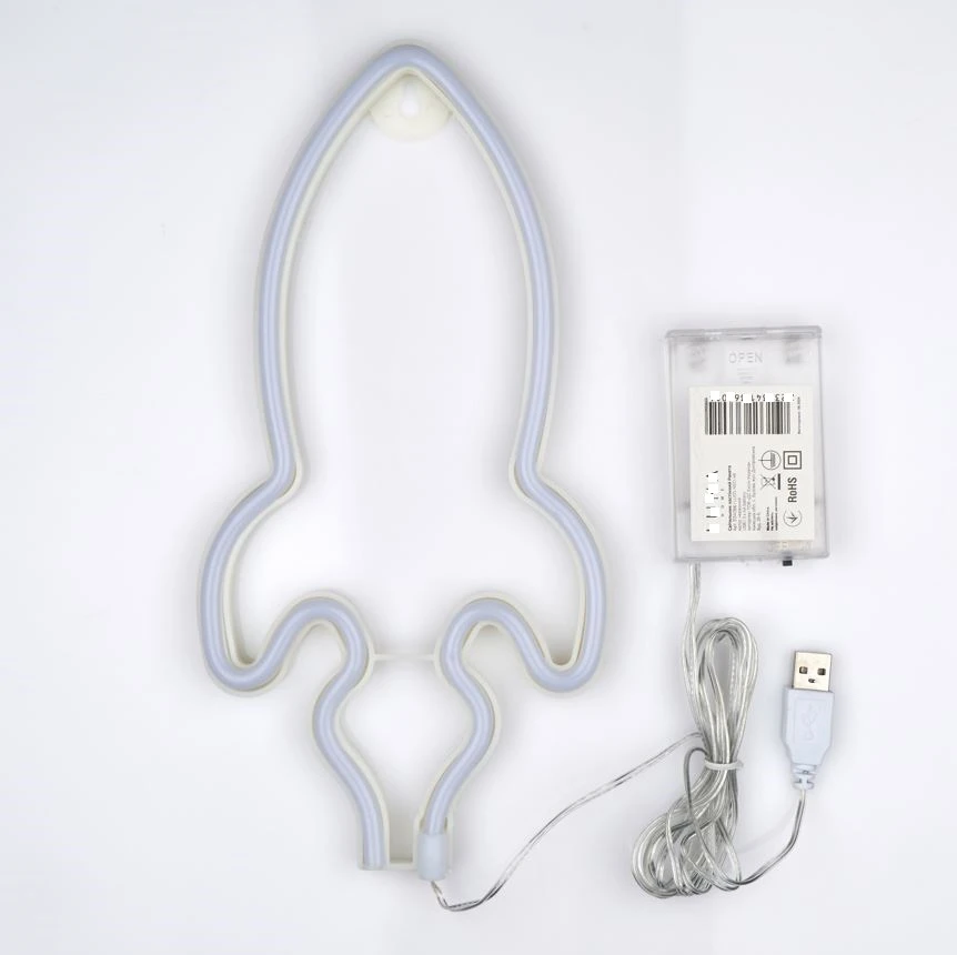 Декоративный LED-неон Arnolux 417-67-RD Ракета 1,9 Вт, красный · 2