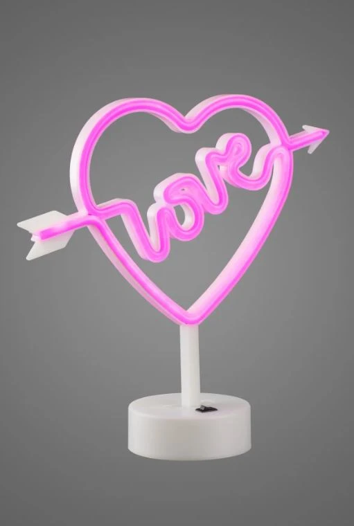 Настольный LED-ночник Arnolux 417-05-PN Love 1,9 Вт, розовый · 3