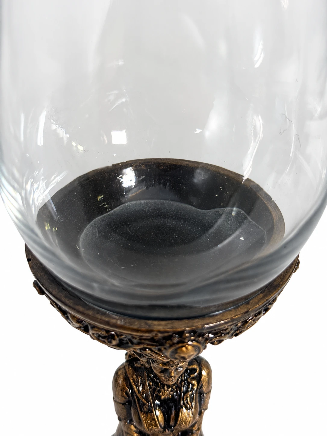 Бокал для вина DIKOCE Богиня 345 мл, античная бронза — с дефектом · 2