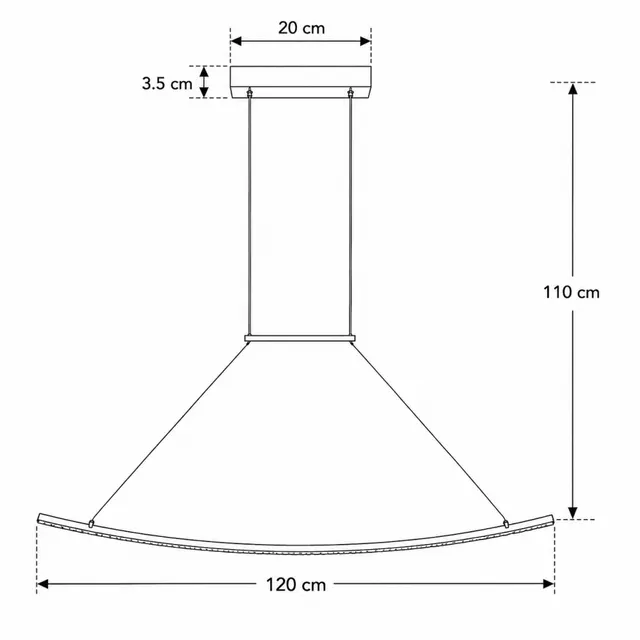 Люстра Berger 7020-PL-25 LED 25 Вт 4000 K, чёрный · 8