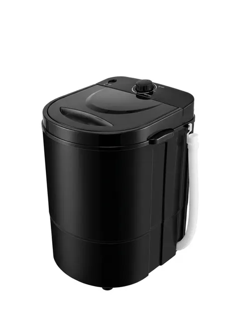 Мини стиральная машина полуавтомат Bergs WM-30 3 кг чёрный