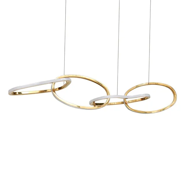 Люстра Berger 7017-PL-56 LED 56 Вт 3000 K, золотистый · 5
