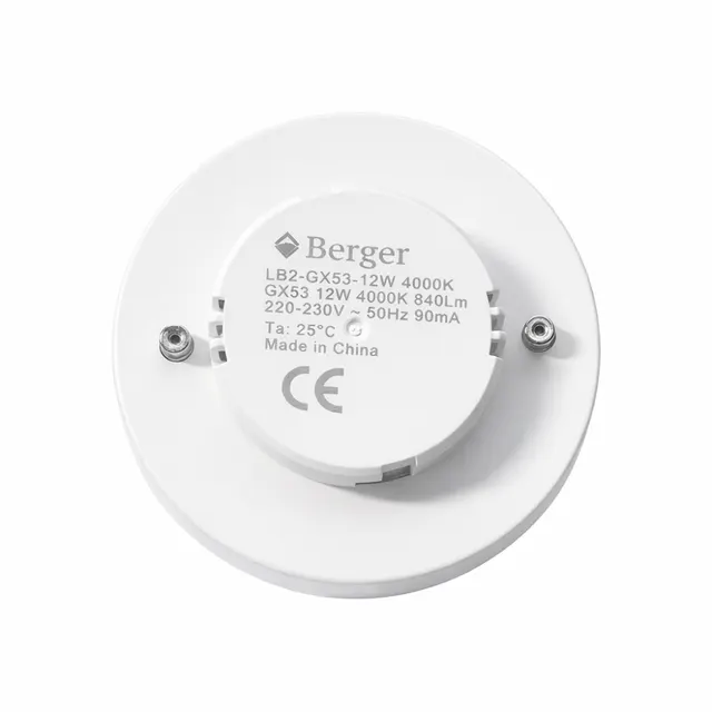 LED-лампа Berger LB2-GX53-12W 12 Вт 4000 K 4000K · 3