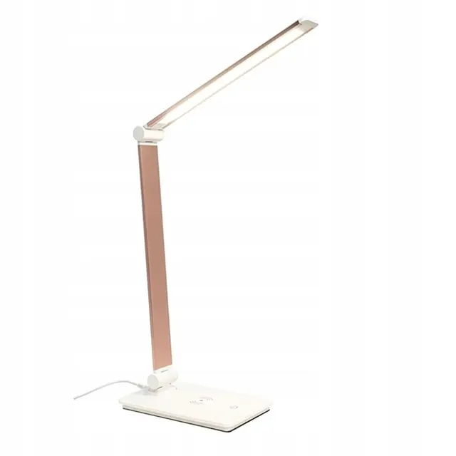 Настольная лампа Berger 1041-TL-11 LED Qi 4000 K, розовое золото · 1
