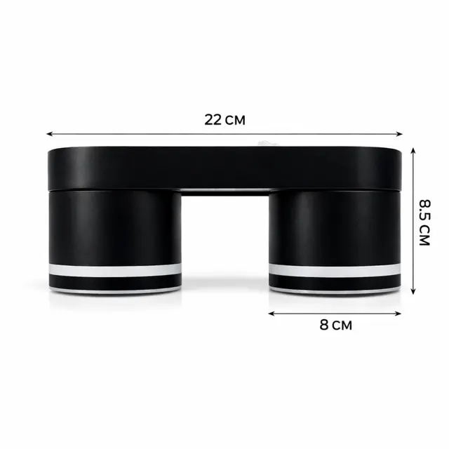 Точечный светильник Berger 3037-DL-2 GU10, чёрный · 5