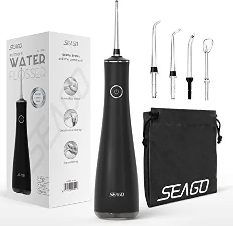 Портативный ирригатор Seago SG-8001 чёрный USB