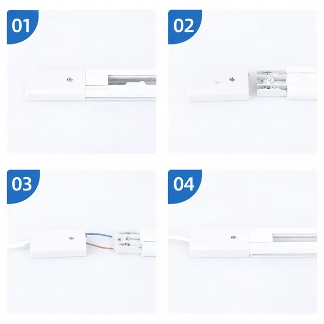 Комплект трекового освещения Bergs 511T1-100-4GU10 4 × GU10, белый · 13