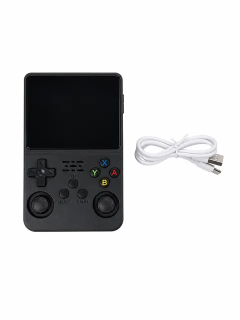 Портативная игровая консоль Bergs R36S 128 ГБ чёрная · 2