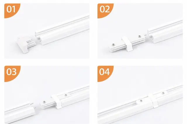 Комплект трекового освещения Bergs 511T1-100-4GU10 4 × GU10, белый · 12