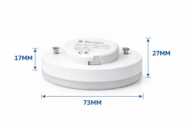 LED-лампа Berger LB2-GX53-8W 8 Вт 4000 K 4000K · 4