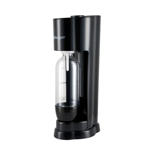 Сифон для газирования воды Berger SM-102 Black, баллон CO2 425 г, бутылка 1 л · 5