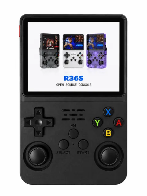 Портативная игровая консоль Bergs R36S 128 ГБ чёрная · 3