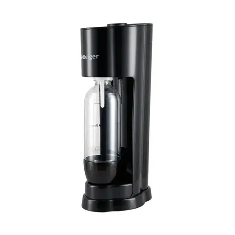 Набор для газирования воды Berger SM-102, чёрный: 2 баллона CO2, 2 × 1 л + 3 сиропа · 2