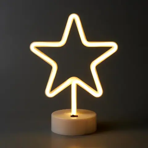 Настольный LED-ночник Arnolux 417-06-YL Звезда 1,9 Вт, жёлтый · 1