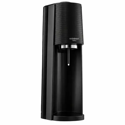 Набор для газирования воды SodaStream TERRA, чёрный: 1 баллон CO2, 1 × 1 л · 2