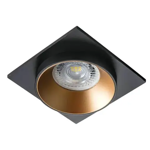 Точечный светильник Berger 3026-DL-1 GU10, чёрный с золотистым · 1
