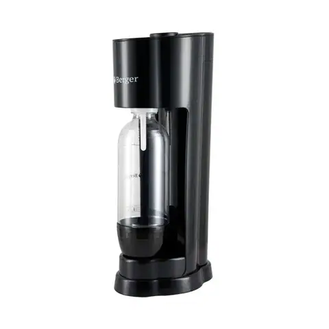 Набор для газирования воды Berger SM-102, чёрный: 3 баллона CO2, 3 × 1 л · 2