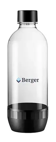 Набор для газирования воды Berger SM-102, чёрный: 2 баллона CO2, 2 × 1 л + 3 сиропа · 3