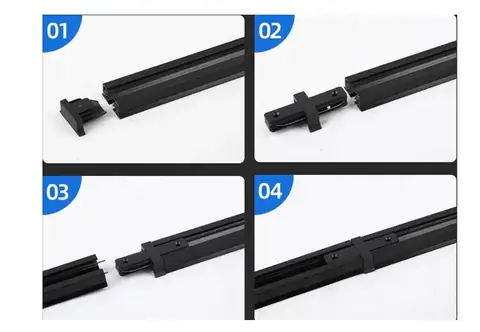 Комплект трекового освещения Bergs 511T3-300-5GX53 5 × GX53, чёрный · 10