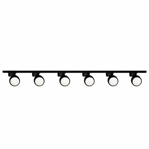 Комплект трекового освещения Bergs 511T4-200-6GX53 6 × GX53, чёрный · 1