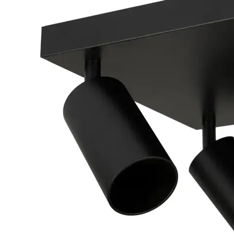 Спотовый светильник Berger 4001-CL-4 GU10, чёрный · 3