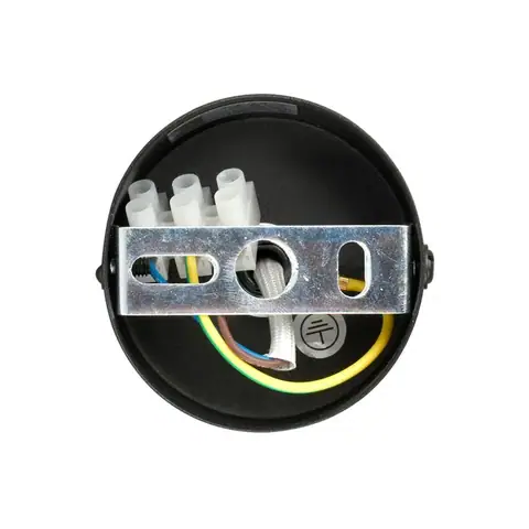 Потолочный спот Berger 4002-SL-1 GU10, чёрный с золотистым · 2
