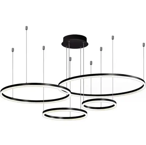 Люстра Berger 7013-PL-82 LED 82 Вт 4000 K, чорний