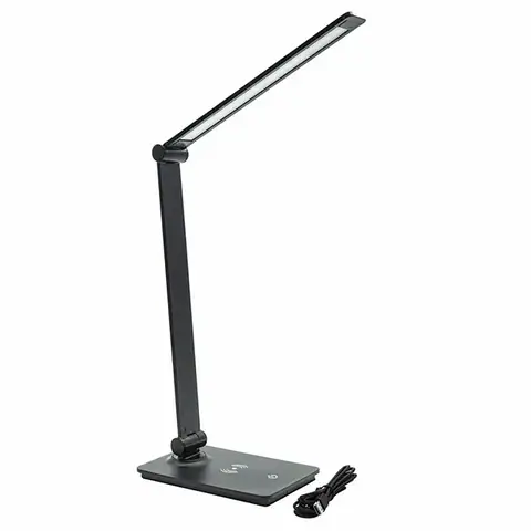 Настольная лампа Berger 1041-TL-11 LED Qi 4000 K, чёрный · 2