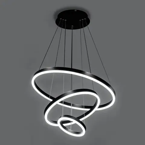Люстра Bergs 7014-PL-75 LED 75 Вт 4000 K, чёрный · 2