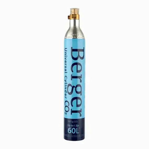 Набір для газування води Berger SM-102, чорний: 1 балон CO2, 1 × 1 л + 3 сиропи · 7