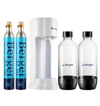 Набір Сифон Berger SM-102 White + Пляшка Berger 1L + Балон Berger CO2