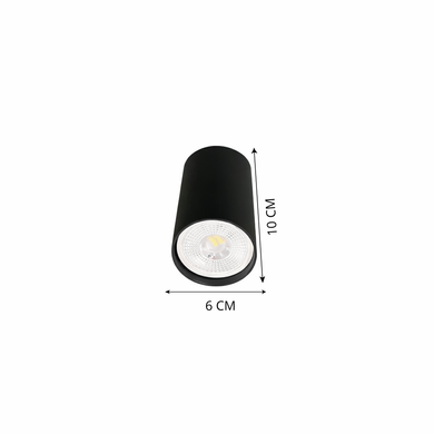 Точковий світильник Berger 3001-DL-1 Black GU10 max 1x35 Вт
