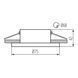 Точечный светильник Berger 3025-DL-1 Black & White GU10 max 1x35 Вт